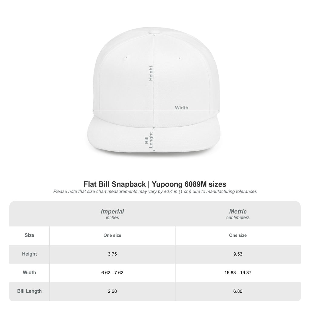 Born Brackish Flat Bill Snapback Hat