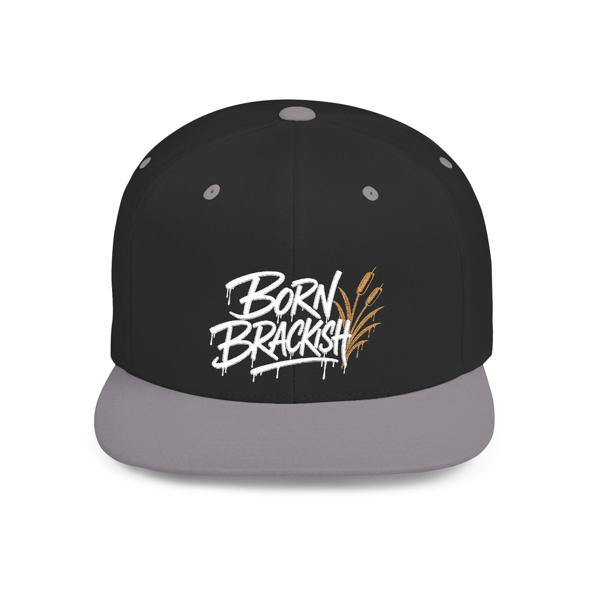 Born Brackish Flat Bill Snapback Hat