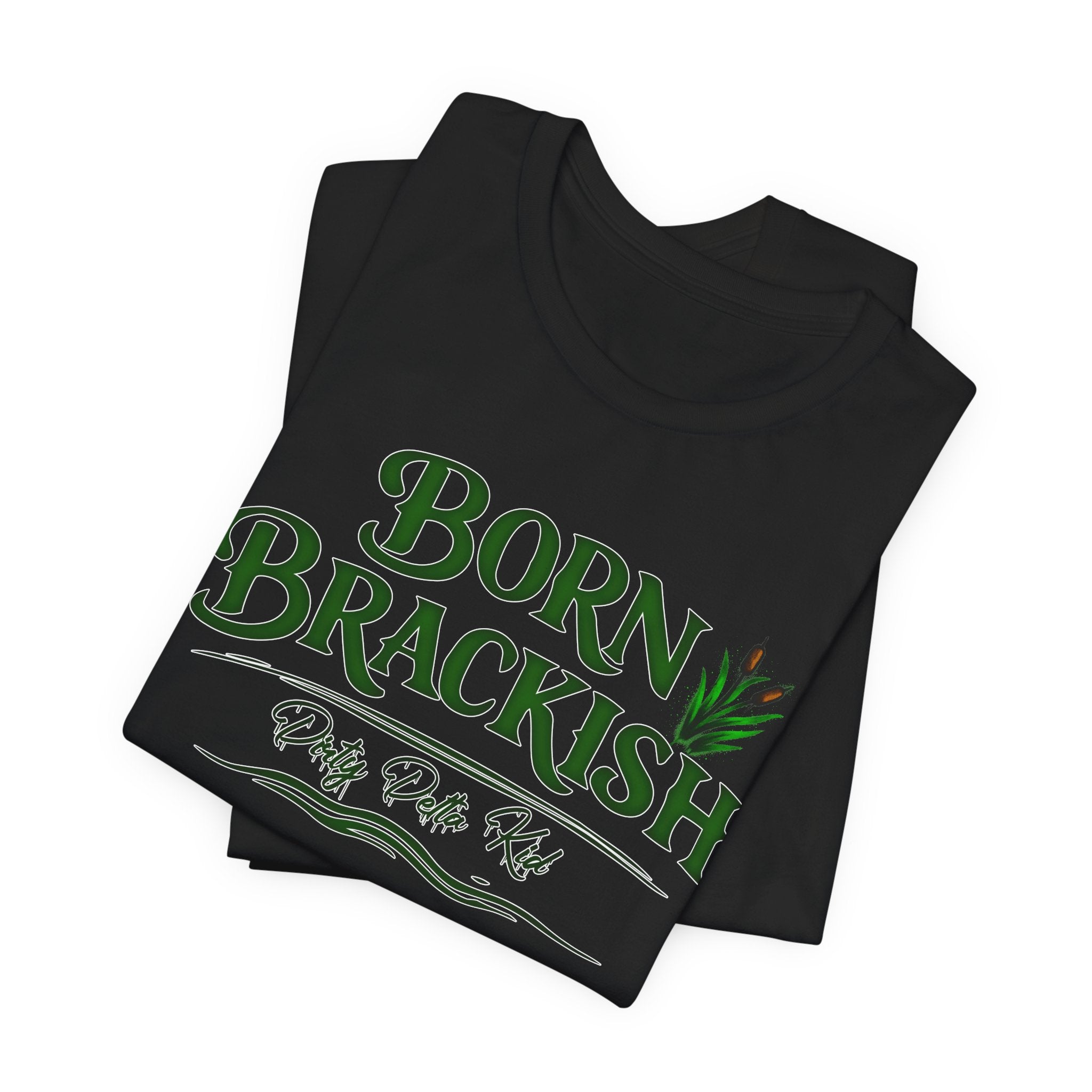 Born Brackish Tee — Coastal "Born Brackish" Graphic T-Shirt