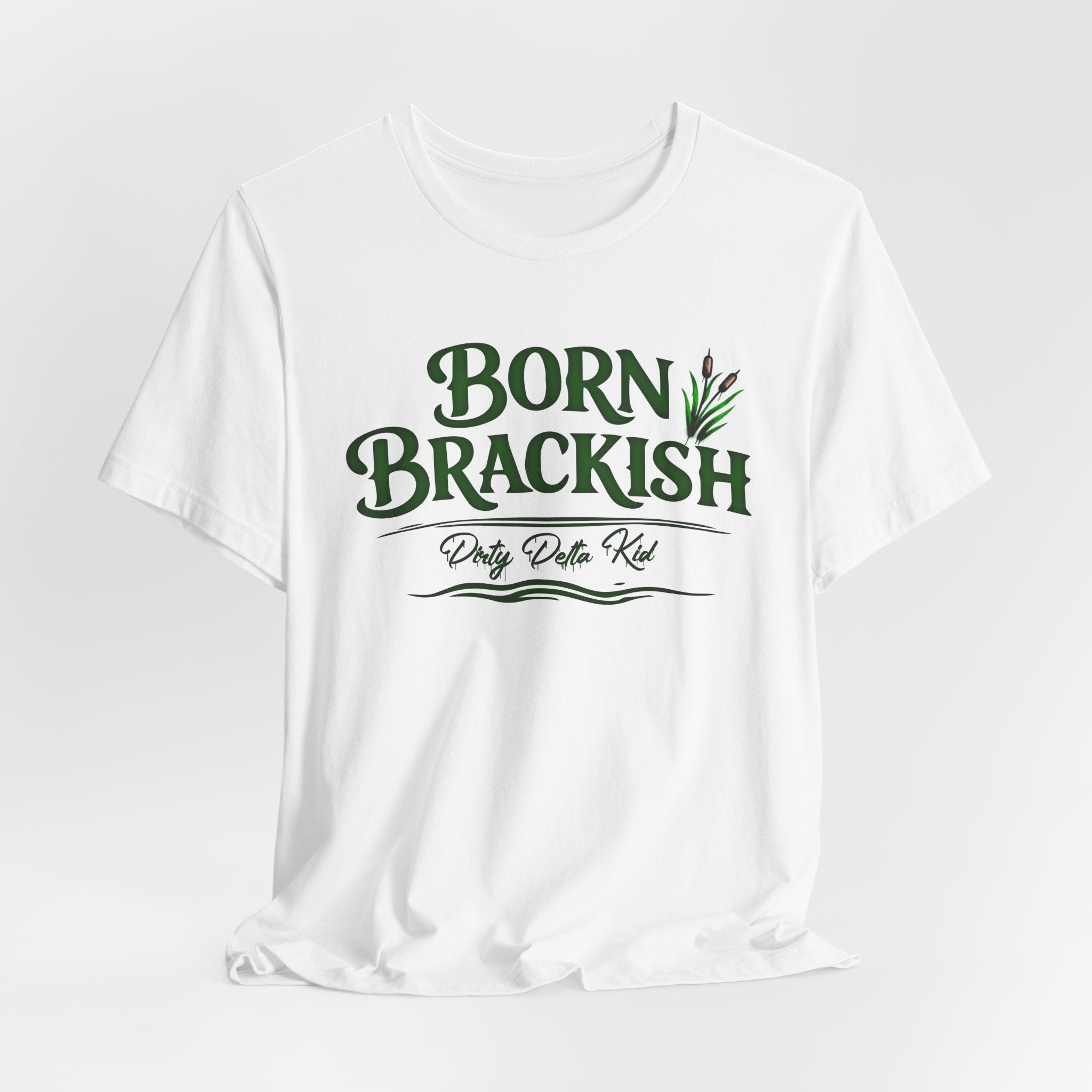 Born Brackish Tee — Coastal "Born Brackish" Graphic T-Shirt