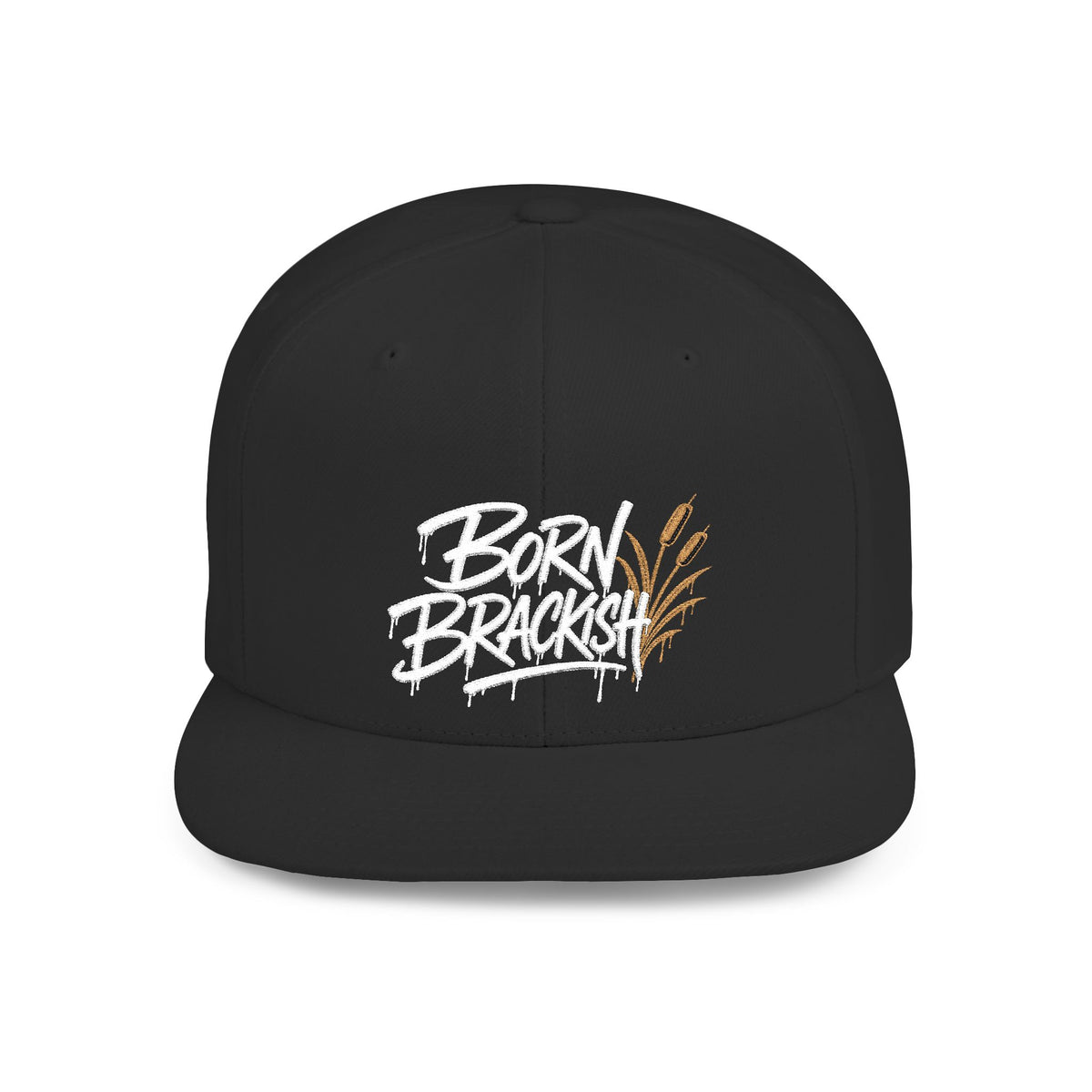 Born Brackish Flat Bill Snapback Hat